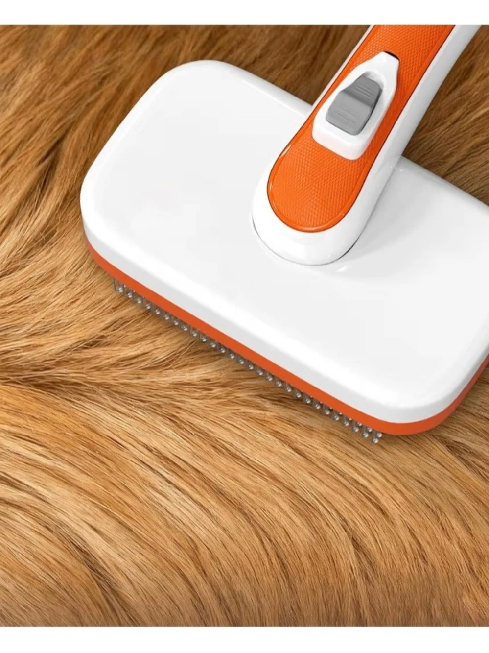 Large Pet Self Cleaning Slicker Brush Ball Tips Long Hair Grooming Tool